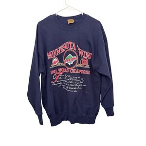 Nutmeg Vintage Minnesota Twins 1991 World Champions Sweatshirt XL